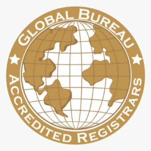 Global Bureau Accredited Registrars certification badge – TML Labs Lahore