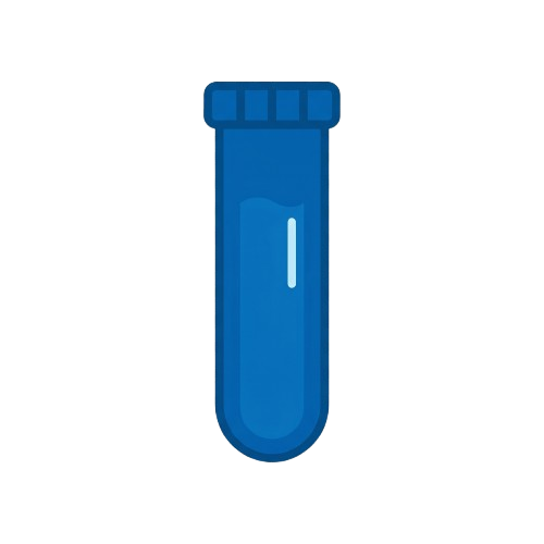 blue test tube