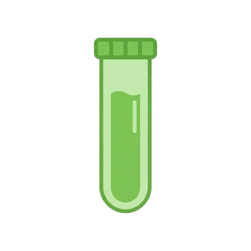 green test tube