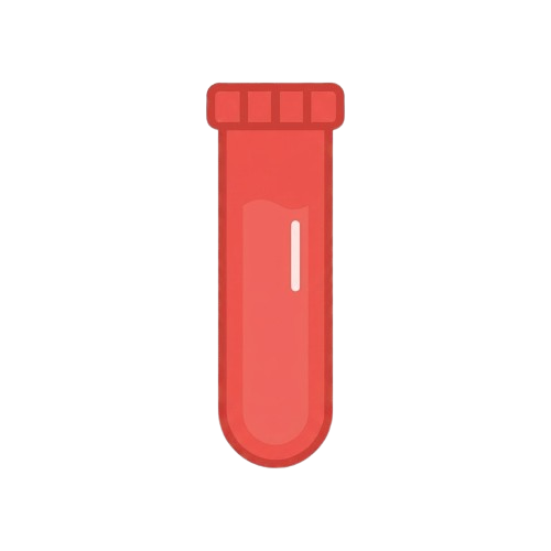 red test tube